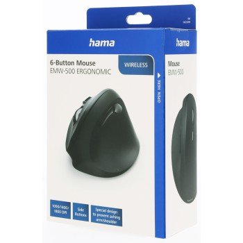 EAN 4047443370396 - Hama 00182699 ratón Oficina mano derecha RF inalámbrico Óptico 1400 DPI imagen 3