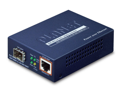 EAN 4711213687532 - PLANET GTP-805A convertidor de medio 1000 Mbit/s Azul imagen 1