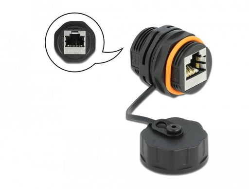 EAN 4043619866953 - DeLOCK 86694 divisor de red Negro imagen 1