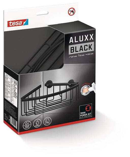 EAN 4063565111440 - TESA ALUXX BLACK Aluminio Montado en pared Cesta de ducha imagen 2
