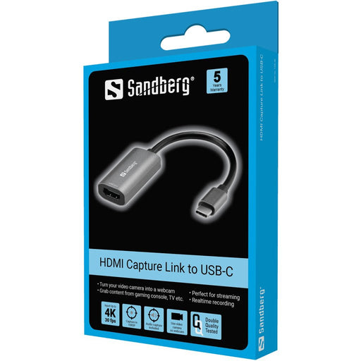 EAN 5705730136368 - Sandberg 136-36 Adaptador gráfico USB Gris imagen 2