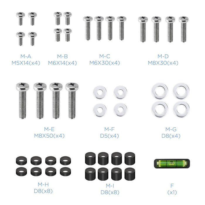 EAN 8433281010017 - TooQ LP4390F-B soporte para TV 2,29 m (90") Negro imagen 5