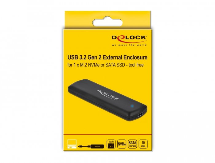 EAN 4043619426331 - DeLOCK 42633 caja para disco duro externo Caja externa para unidad de estado sólido (SSD) Negro imagen 6