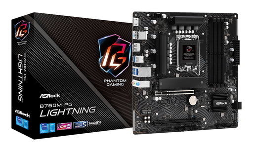 EAN 4710483943379 - Asrock B760M PG Lightning Intel B760 LGA 1700 micro ATX imagen 1