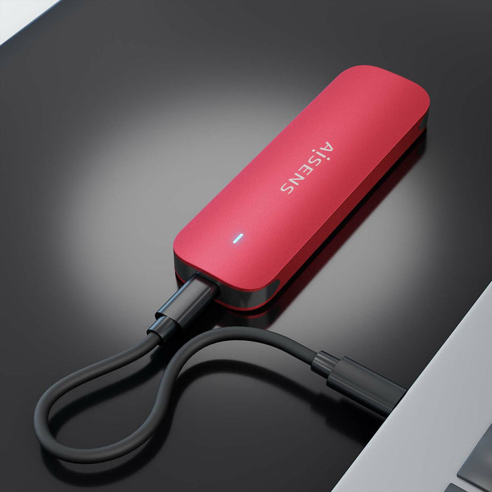 EAN 8436574709711 - AISENS ASM2-027RED caja para disco duro externo Caja externa para unidad de estado sólido (SSD) Rojo M.2 imagen 5