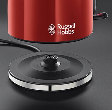 EAN 4008496877607 - Russell Hobbs 20412-70 tetera eléctrica Negro, Rojo, Acero inoxidable imagen 2