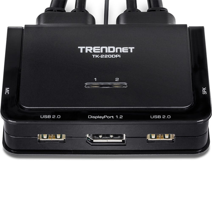EAN 0710931170283 - Trendnet TK-220DPI interruptor KVM Negro imagen 3