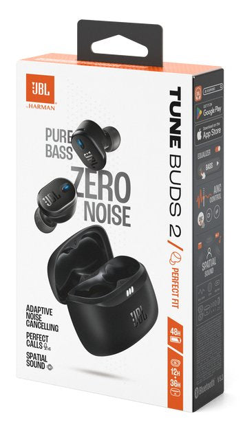 EAN 1200130016356 - JBL Tune Buds 2 Auriculares True Wireless Stereo (TWS) Dentro de oído Llamadas/Música Bluetooth Negro imagen 11