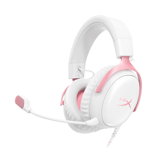 EAN 198122306930 - HyperX Cloud III White/Pink Gaming Headset Alámbrico Diadema Juego Rosa, Blanco imagen 1