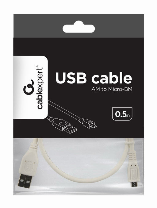 EAN 8716309082280 - Gembird MicroUSB B - USB A, 0.5m cable USB USB 2.0 0,5 m Micro-USB B Blanco imagen 2