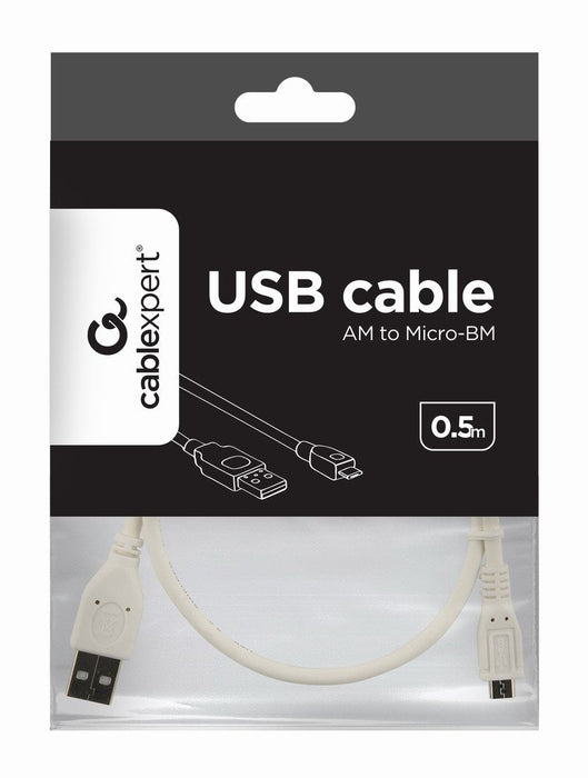 EAN 8716309082280 - Gembird MicroUSB B - USB A, 0.5m cable USB USB 2.0 0,5 m Micro-USB B Blanco imagen 2