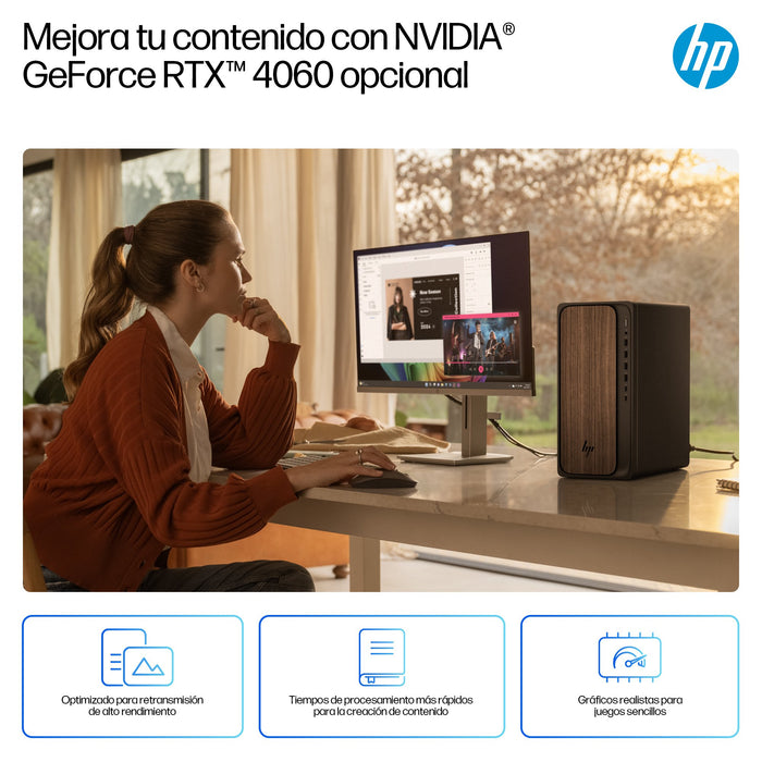 EAN 199764264381 - HP OmniDesk Desktop AI M03-0013ns PC Intel Core Ultra 5 225 16 GB DDR5-SDRAM Windows 11 Home Torre AI PC imagen 10