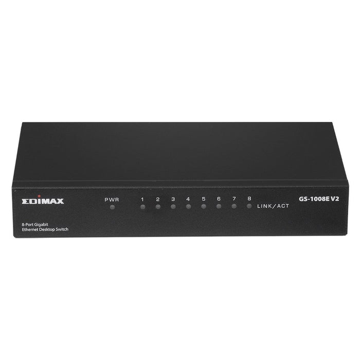 EAN 4717964703699 - Edimax GS-1008E V2 switch No administrado Gigabit Ethernet (10/100/1000) Negro imagen 1