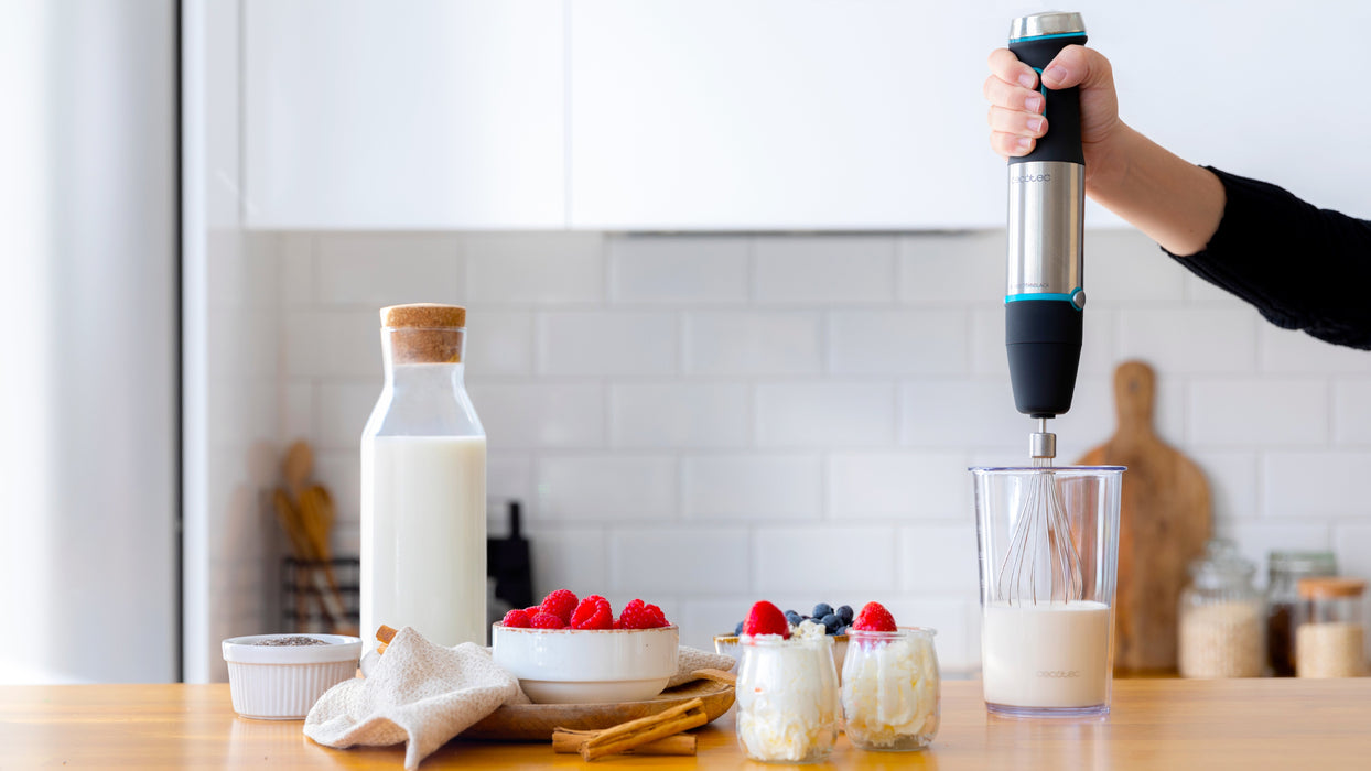 EAN 8435484042932 - Cecotec Power TitanBlack 1200 XL PerfectCream&Crush Batidora de inmersión 1200 W Negro, Verde, Acero inox imagen 9