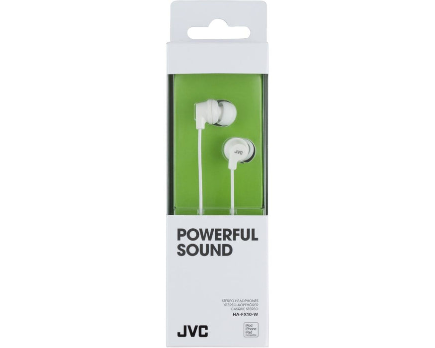 EAN 4975769430299 - JVC HA-FX10-W-E Auriculares Alámbrico Dentro de oído Música Blanco imagen 2
