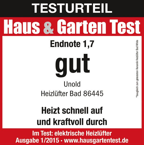 EAN 4011689864452 - Unold 86445 calefactor eléctrico Interior Negro 2000 W Ventilador eléctrico imagen 8