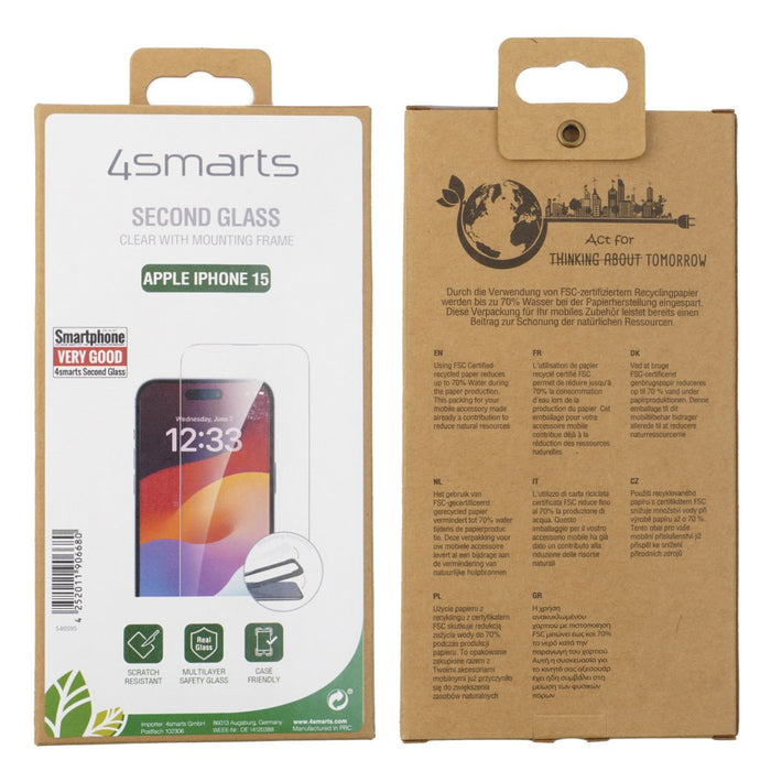 EAN 4252011906680 - 4smarts 540595 protector de pantalla o trasero para teléfono móvil Apple 1 pieza(s) imagen 2