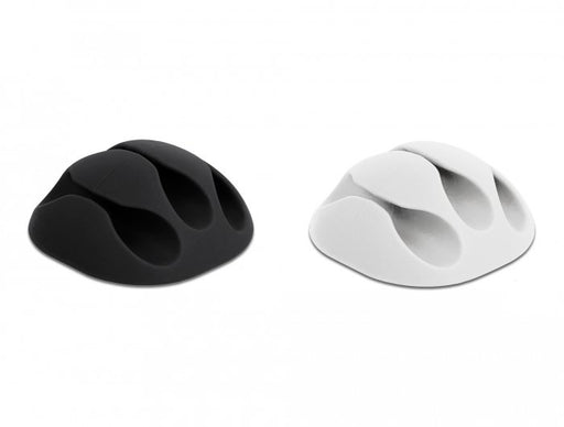 EAN 4043619183463 - DeLOCK 18346 organizador de cables Escritorio/pared Soporte para cables Negro, Blanco 6 pieza(s) imagen 1