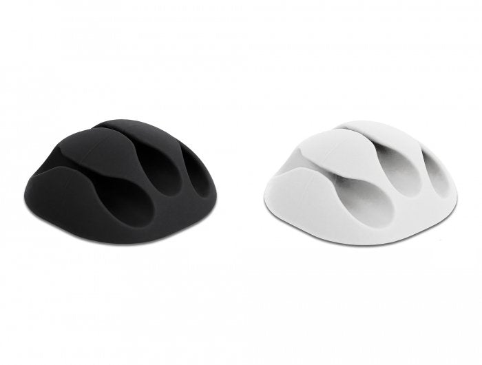 EAN 4043619183463 - DeLOCK 18346 organizador de cables Escritorio/pared Soporte para cables Negro, Blanco 6 pieza(s) imagen 1