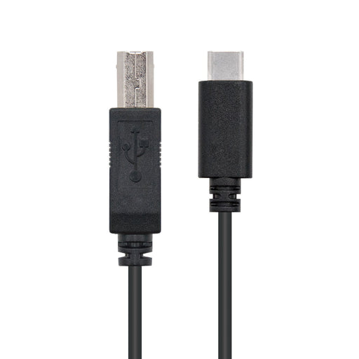 EAN 8433281007734 - Nanocable USB 2.0, 1m cable USB USB C USB B Negro imagen 2