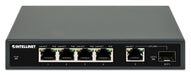 EAN 0766623561822 - Intellinet 561822 switch Gigabit Ethernet (10/100/1000) Energía sobre Ethernet (PoE) Negro imagen 3