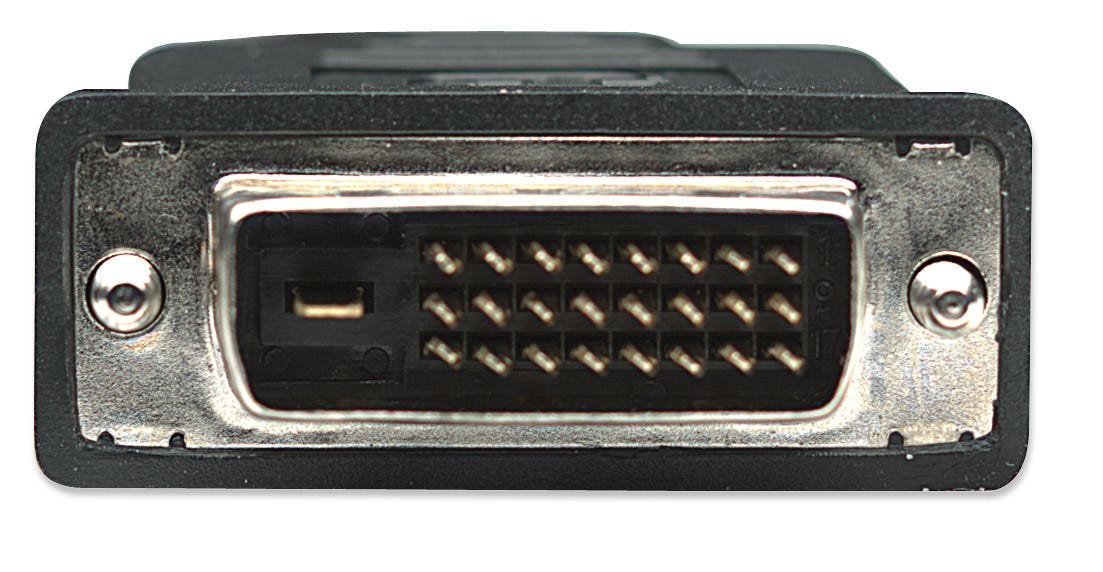 EAN 0766623322782 - Manhattan 322782 adaptador de cable de vídeo 1 m HDMI tipo A (Estándar) DVI-D Negro imagen 4