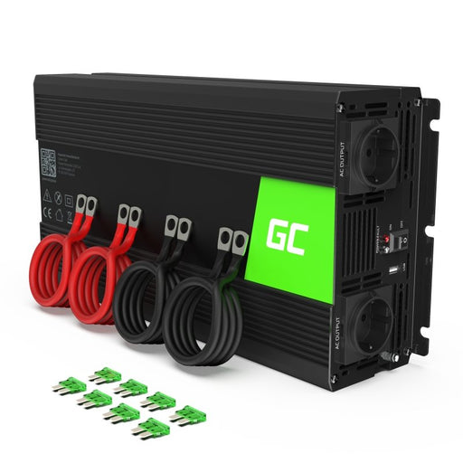 EAN 5903317228363 - Green Cell INV20 adaptador e inversor de corriente Interior 4000 W Negro imagen 1