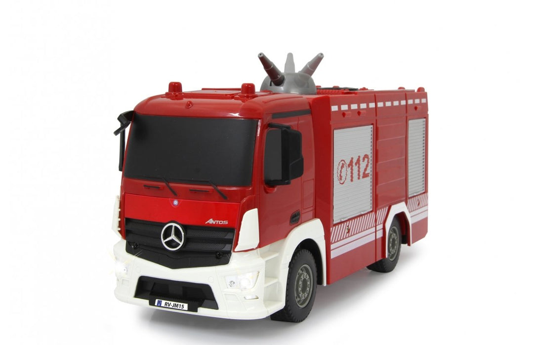 EAN 4042774458621 - Jamara Fire fighter TLF Mercedes-Benz Antos modelo controlado por radio Camión de bomberos Motor eléctric imagen 12
