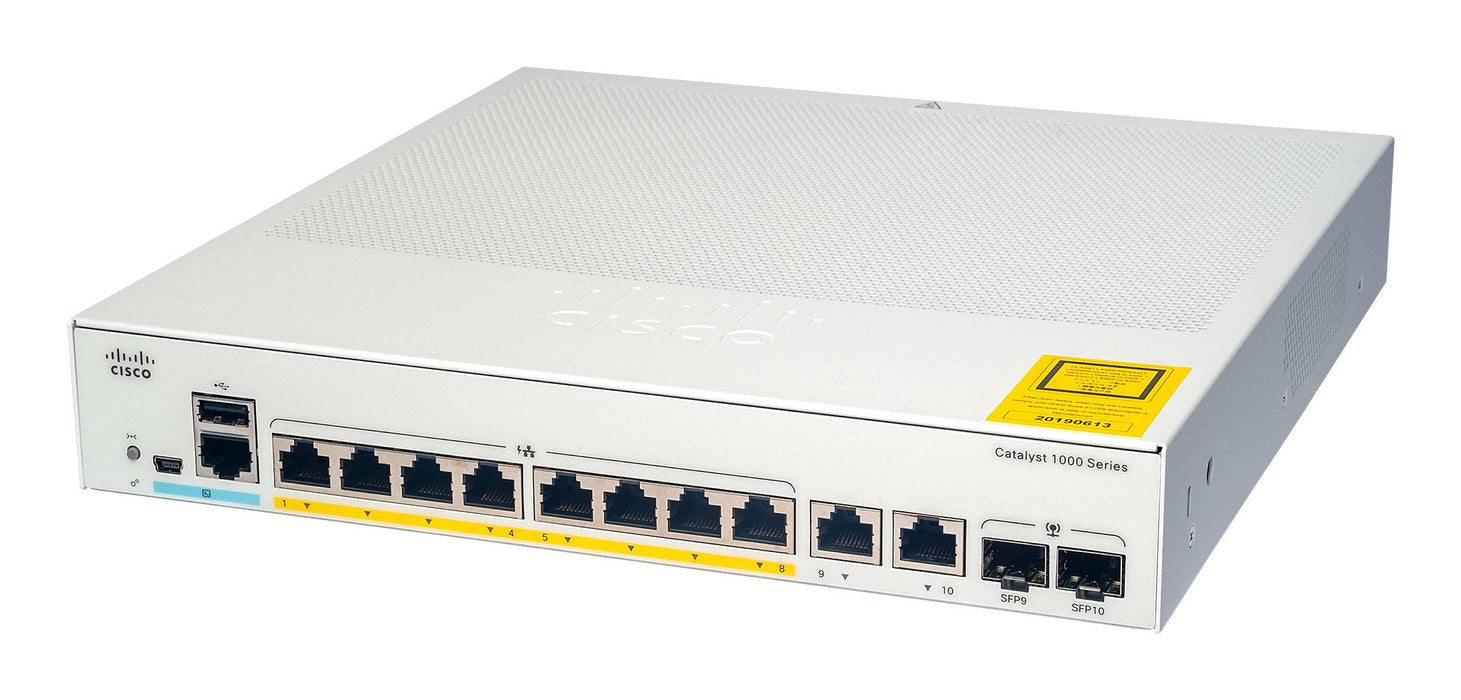 EAN 0889728248464 - Cisco Catalyst C1000-8FP-2G-L switch Gestionado L2 Gigabit Ethernet (10/100/1000) Energía sobre Ethernet  imagen 1