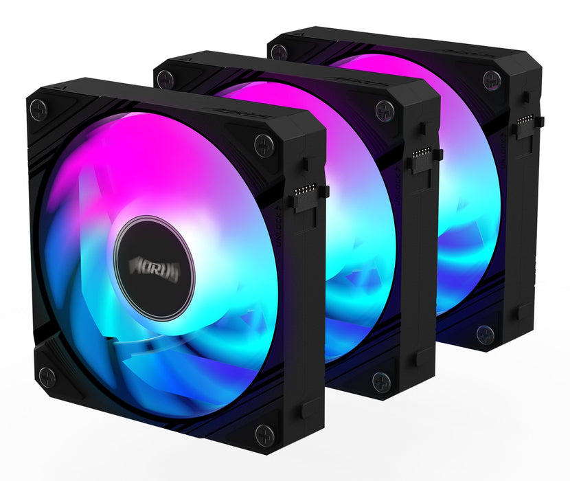 EAN 4719331555191 - GIGABYTE AORUS EZ CHAIN FAN 120 (3-Pack) Placa base Ventilador 12 cm Negro 3 pieza(s) imagen 4