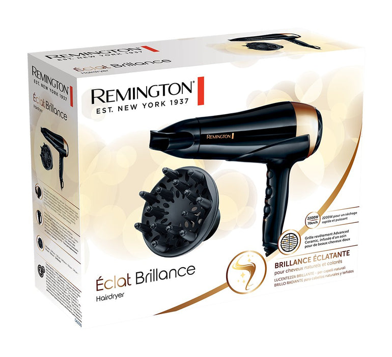 EAN 5038061134339 - Remington D6098 secador 2200 W Negro, Bronce imagen 1