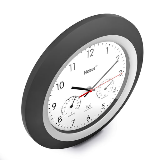 EAN 4007218194497 - Mebus 19449 reloj de mesa o pared Reloj digital Alrededor Negro, Blanco imagen 2