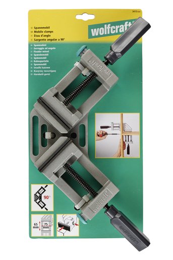 EAN 4006885341500 - wolfcraft GmbH 3415000 abrazadera Sargento angular con escuadra de sujeción Metálico imagen 2