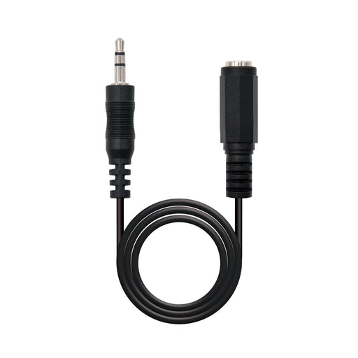 EAN 8433281002814 - Nanocable 10.24.0205 cable de audio 5 m 3,5mm Negroimagen 1)