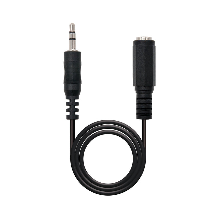 EAN 8433281002814 - Nanocable 10.24.0205 cable de audio 5 m 3,5mm Negroimagen 1)
