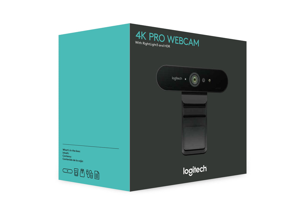 EAN 5099206068100 - Logitech 960-001106 cámara web 13 MP 4096 x 2160 Pixeles USB 3.2 Gen 1 (3.1 Gen 1) Negro imagen 6
