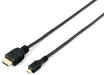EAN 4015867166093 - Equip 119308 cable HDMI 2 m HDMI tipo A (Estándar) HDMI tipo D (Micro) Negro imagen 1