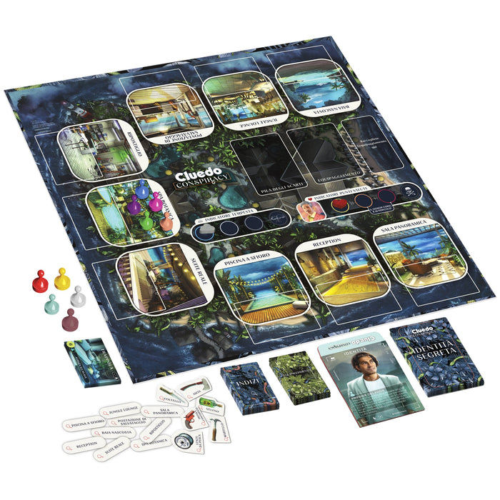 EAN 5010996163547 - Cluedo Clue Conspiracy Juego de mesa Deducción imagen 6