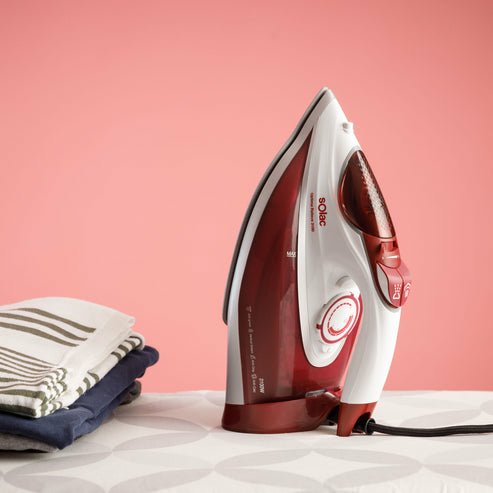 EAN 8433766187104 - Solac Optima Relieve 3100 Plancha a vapor Suela de cerámica 3100 W Rojo, Blanco imagen 15