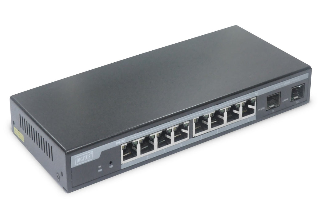 EAN 4016032455103 - Digitus DN-95344 switch Gigabit Ethernet (10/100/1000) Energía sobre Ethernet (PoE) Negro imagen 4