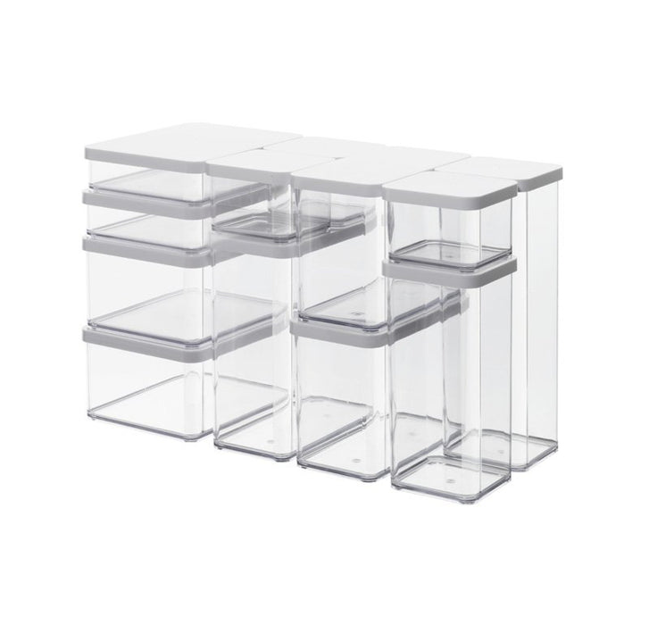 EAN 7610859153975 - Rotho Loft 11610 Rectangular Dispensador 2,25 L Transparente, Blanco imagen 3