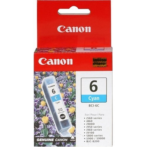 EAN 0750845726251 - Canon BCI-6C Cyan Ink Cartridge cartucho de tinta Original Cian imagen 1