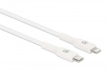 EAN 0766623394505 - Manhattan 394505 cable de teléfono móvil Blanco 0,5 m USB C Lightning imagen 2