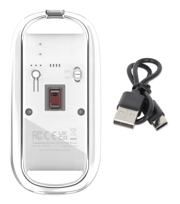 EAN 0766623190275 - Manhattan 190275 ratón Universal Ambidextro RF inalámbrico Óptico 1600 DPI imagen 11