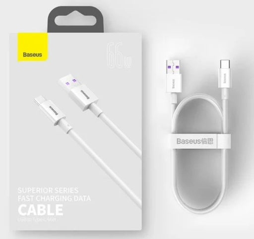 EAN 6953156205505 - Baseus CATYS-02 cable USB 1 m USB C USB A Blanco imagen 1