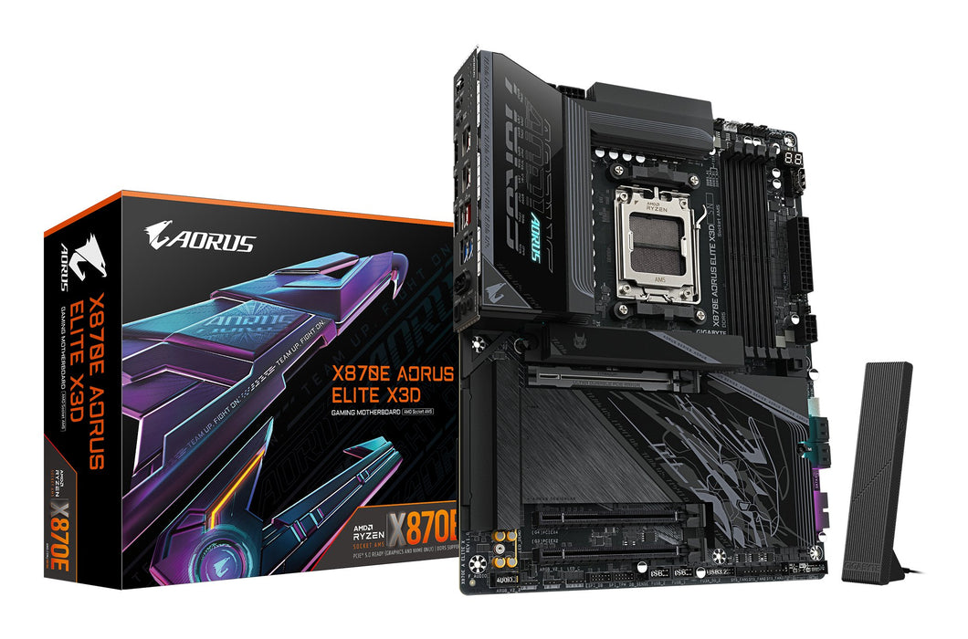 EAN 4719331876470 - GIGABYTE X870E AORUS ELITE X3D AMD X870E Zócalo AM5 ATX imagen 1
