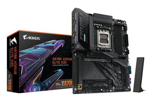 EAN 4719331876470 - GIGABYTE X870E AORUS ELITE X3D AMD X870E Zócalo AM5 ATX imagen 1