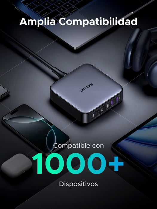 EAN 6957303849147 - Ugreen Nexode Universal Negro, Gris Corriente alterna Carga rápida Interior imagen 14