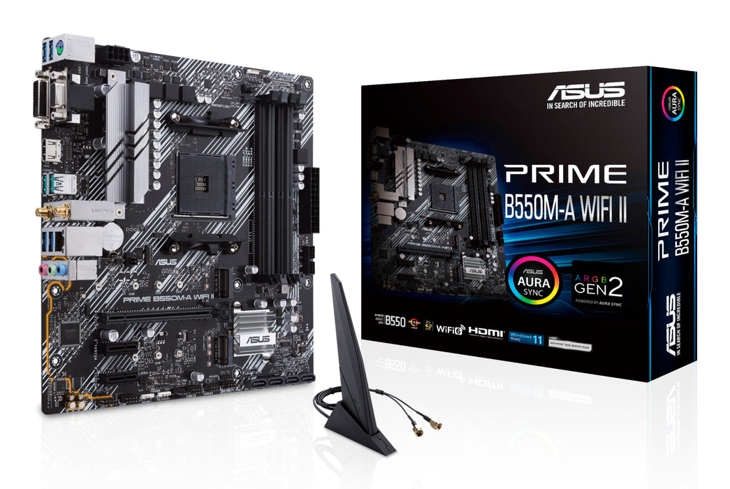 EAN 0195553309745 - ASUS PRIME B550M-A WIFI II AMD B550 Zócalo AM4 micro ATX imagen 1