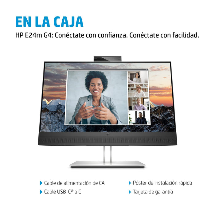 EAN 5715063337684 - HP E24m G4 FHD USB-C Conferencing Monitor pantalla para PC 60,5 cm (23.8") 1920 x 1080 Pixeles Full HD LC imagen 9